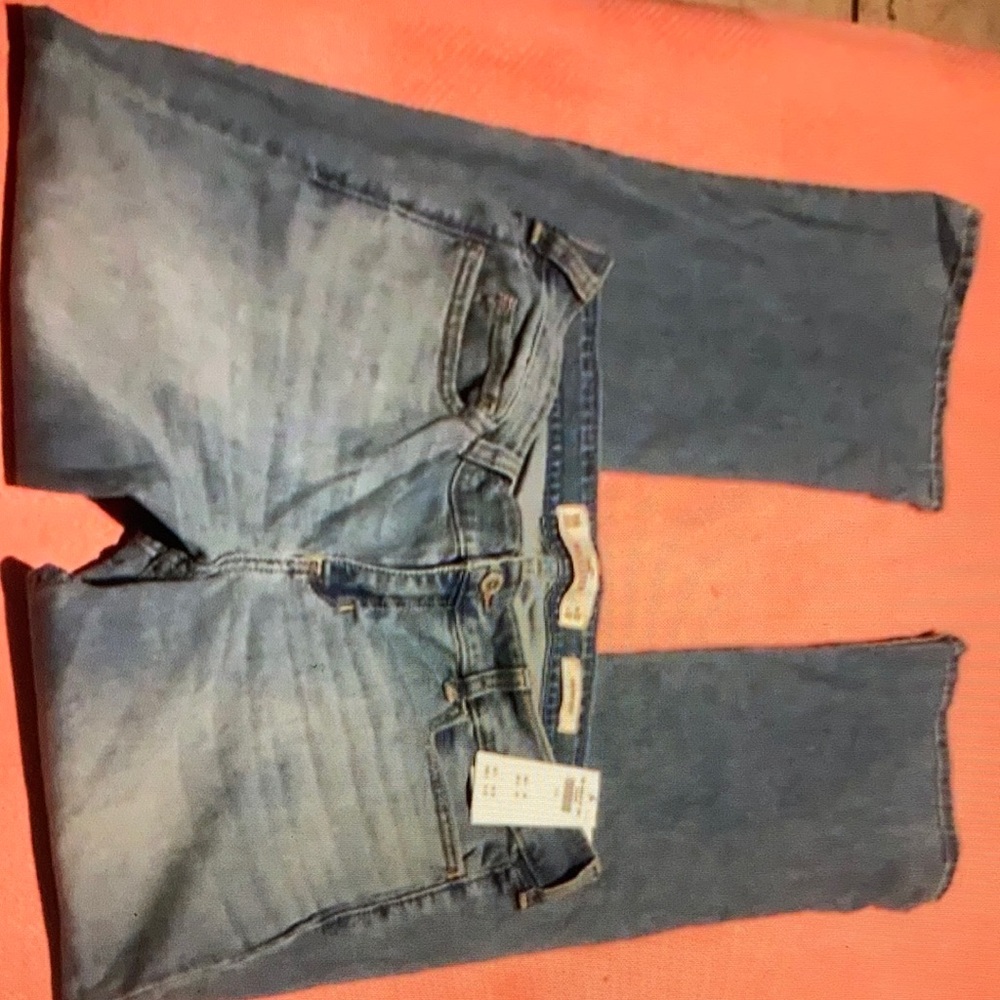 Hollister juniors low rise bootcut denim jeans